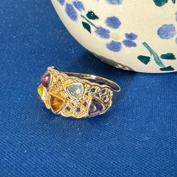 Multiple gemstone ring - Picture 3 of 5